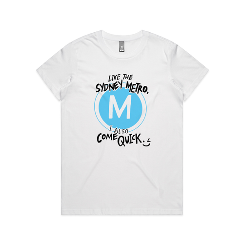 Sydney Metro Tee by Lonely Kids Club. All clothing from our T-shirts to our shorts and hoodies are ethically made, and printed packed and shipped from Sydney.