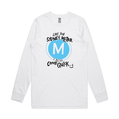 Sydney Metro Tee by Lonely Kids Club. All clothing from our T-shirts to our shorts and hoodies are ethically made, and printed packed and shipped from Sydney.