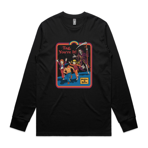 Tag You're It Tee by Lonely Kids Club. All clothing from our T-shirts to our shorts and hoodies are ethically made, and printed packed and shipped from Sydney.