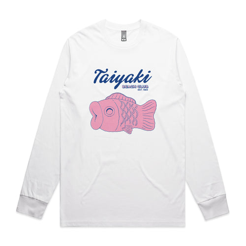 Taiyaki Beach Club Tee by Lonely Kids Club. All clothing from our T-shirts to our shorts and hoodies are ethically made, and printed packed and shipped from Sydney.