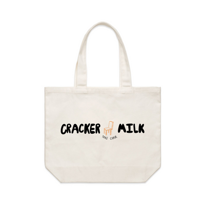 Take Chair Tote by Lonely Kids Club. All clothing from our T-shirts to our shorts and hoodies are ethically made, and printed packed and shipped from Sydney.