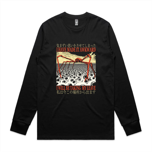 Taking My Leave Tee by Lonely Kids Club. All clothing from our T-shirts to our shorts and hoodies are ethically made, and printed packed and shipped from Sydney.