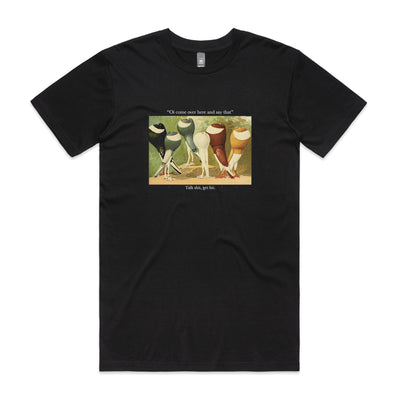 Talk Shit Tee by Lonely Kids Club. All clothing from our T-shirts to our shorts and hoodies are ethically made, and printed packed and shipped from Sydney.