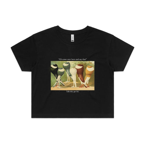 Talk Shit Tee by Lonely Kids Club. All clothing from our T-shirts to our shorts and hoodies are ethically made, and printed packed and shipped from Sydney.