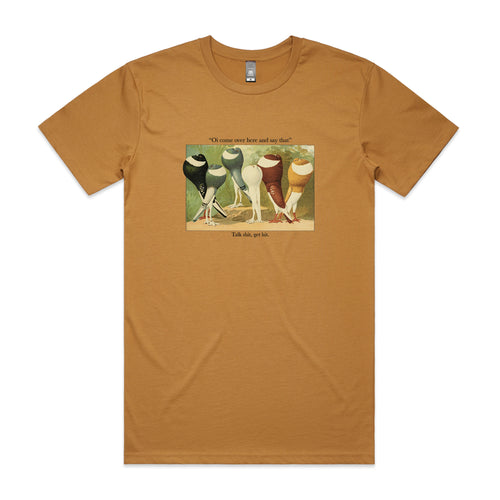 Talk Shit Tee by Lonely Kids Club. All clothing from our T-shirts to our shorts and hoodies are ethically made, and printed packed and shipped from Sydney.
