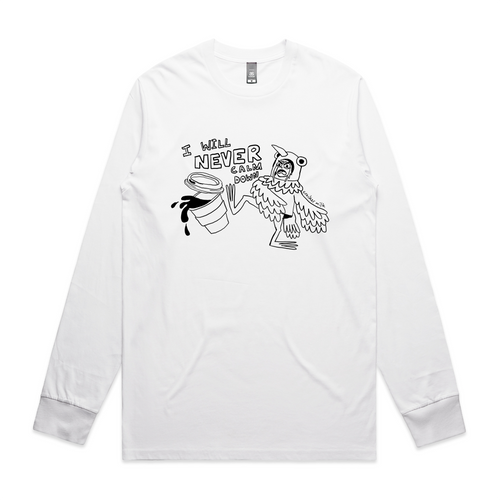 Tamara Pigeon Tee by Lonely Kids Club. All clothing from our T-shirts to our shorts and hoodies are ethically made, and printed packed and shipped from Sydney.