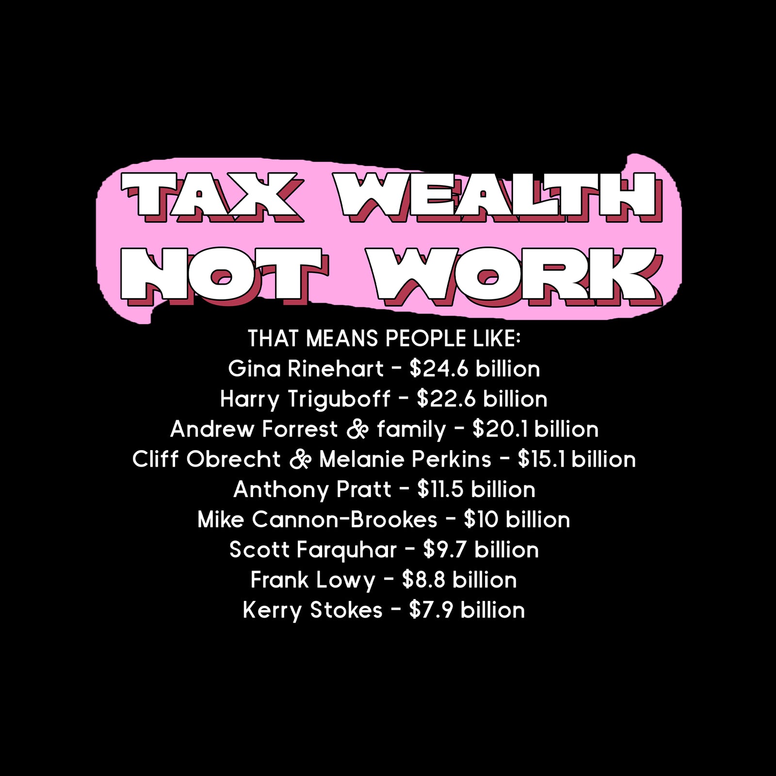 Tax Wealth Tee