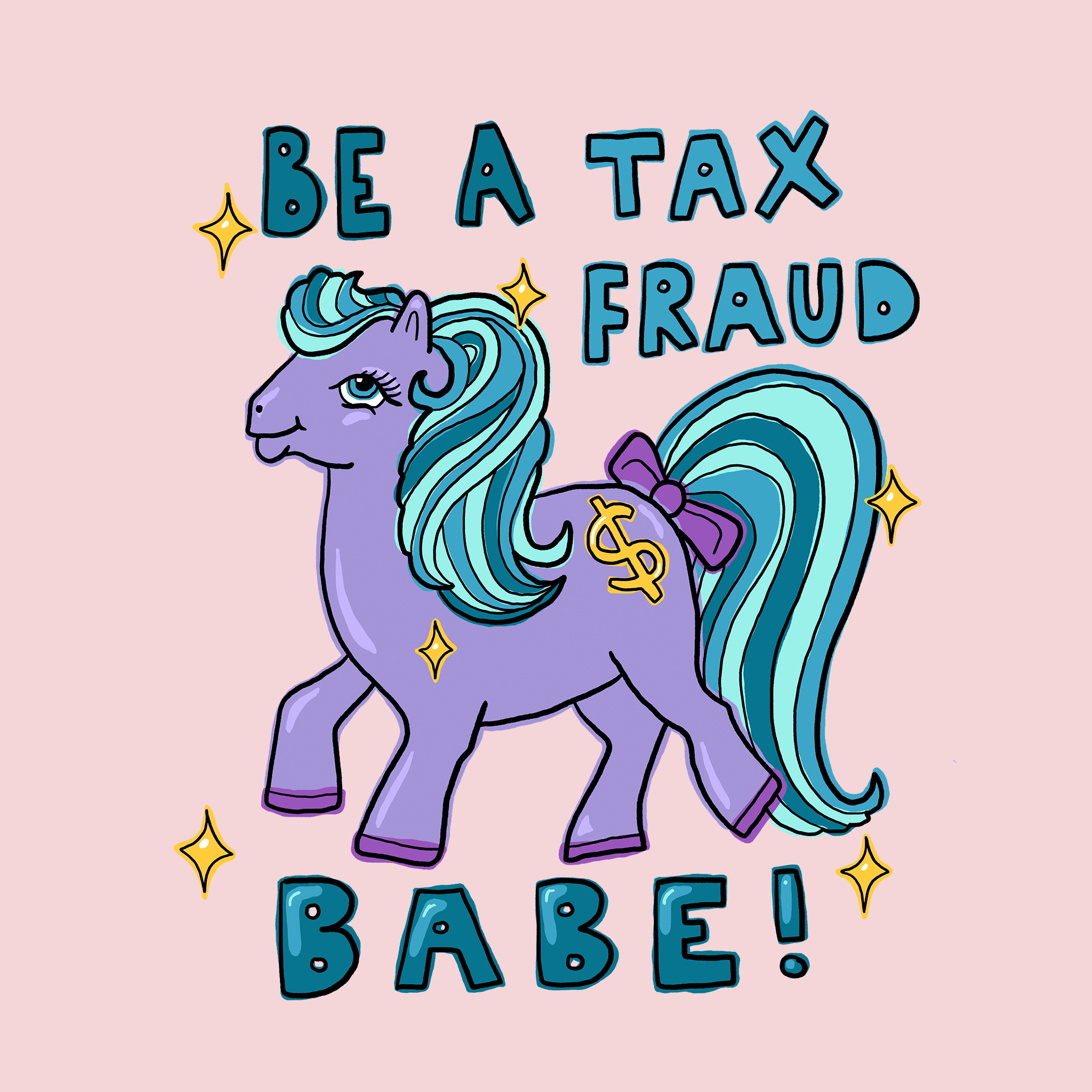 Tax Fraud Babe Tee