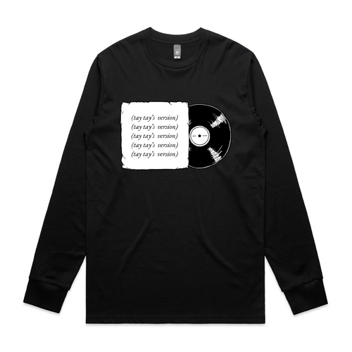 Tay Tay's Version Tee by Lonely Kids Club. All clothing from our T-shirts to our shorts and hoodies are ethically made, and printed packed and shipped from Sydney.