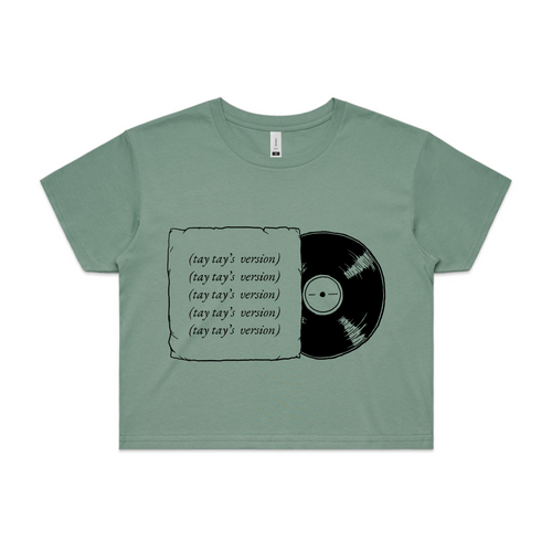 Tay Tay's Version Tee by Lonely Kids Club. All clothing from our T-shirts to our shorts and hoodies are ethically made, and printed packed and shipped from Sydney.
