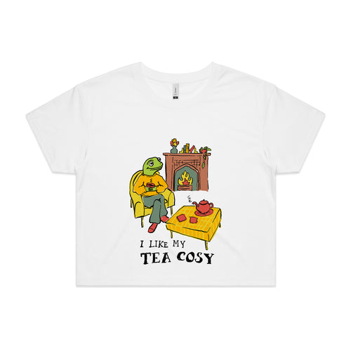 Tea Cosy Tee by Lonely Kids Club. All clothing from our T-shirts to our shorts and hoodies are ethically made, and printed packed and shipped from Sydney.