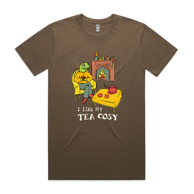 Tea Cosy Tee by Lonely Kids Club. All clothing from our T-shirts to our shorts and hoodies are ethically made, and printed packed and shipped from Sydney.