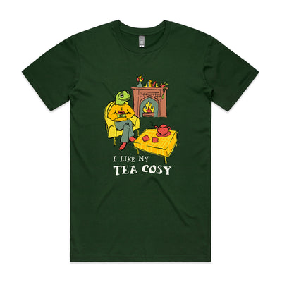 Tea Cosy Tee by Lonely Kids Club. All clothing from our T-shirts to our shorts and hoodies are ethically made, and printed packed and shipped from Sydney.