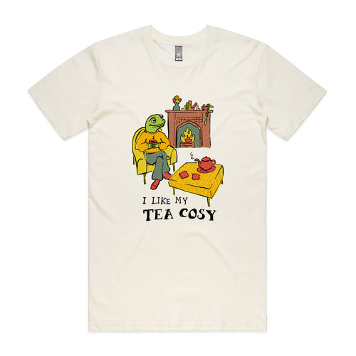 Tea Cosy Tee by Lonely Kids Club. All clothing from our T-shirts to our shorts and hoodies are ethically made, and printed packed and shipped from Sydney.