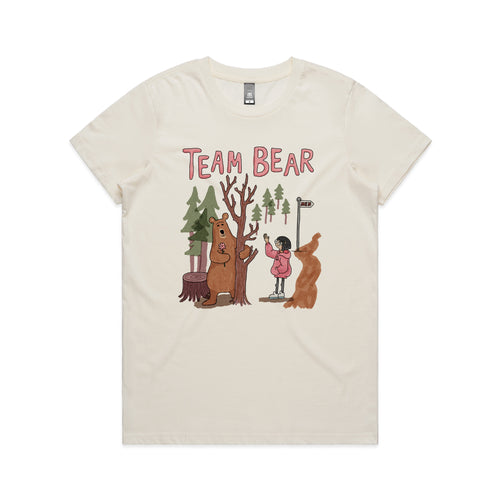 Team Bear Tee by Lonely Kids Club. All clothing from our T-shirts to our shorts and hoodies are ethically made, and printed packed and shipped from Sydney.