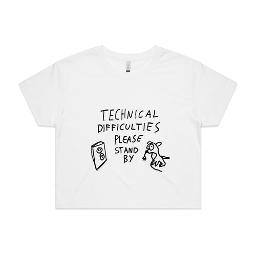 Technical Difficulties Raglan Tee by Lonely Kids Club. All clothing from our T-shirts to our shorts and hoodies are ethically made, and printed packed and shipped from Sydney.
