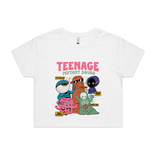 Teenage Mutant Squad Tee by Lonely Kids Club. All clothing from our T-shirts to our shorts and hoodies are ethically made, and printed packed and shipped from Sydney.