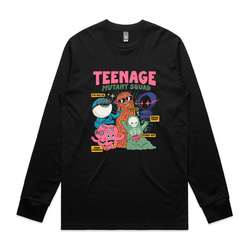 Teenage Mutant Squad Tee by Lonely Kids Club. All clothing from our T-shirts to our shorts and hoodies are ethically made, and printed packed and shipped from Sydney.