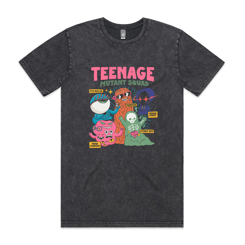 Teenage Mutant Squad Tee by Lonely Kids Club. All clothing from our T-shirts to our shorts and hoodies are ethically made, and printed packed and shipped from Sydney.
