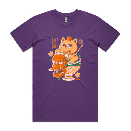 Tengu Tea Tee by Lonely Kids Club. All clothing from our T-shirts to our shorts and hoodies are ethically made, and printed packed and shipped from Sydney.