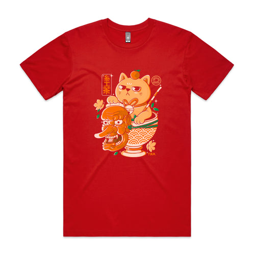 Tengu Tea Tee by Lonely Kids Club. All clothing from our T-shirts to our shorts and hoodies are ethically made, and printed packed and shipped from Sydney.