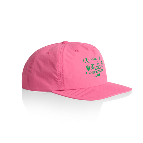 Tent Cap by Lonely Kids Club. All clothing from our T-shirts to our shorts and hoodies are ethically made, and printed packed and shipped from Sydney.