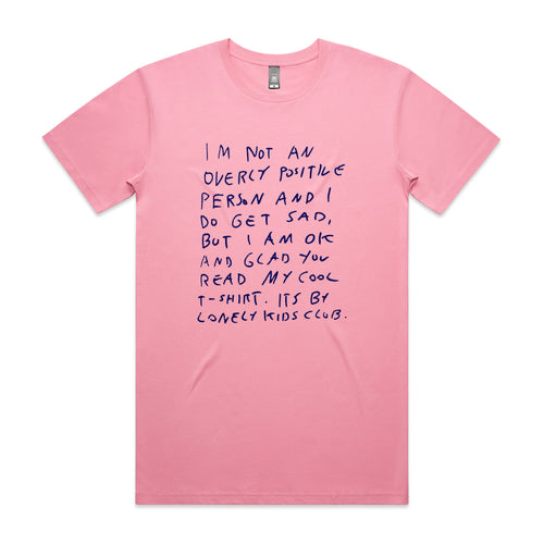 Thanks For Reading My Tee by Lonely Kids Club. All clothing from our T-shirts to our shorts and hoodies are ethically made, and printed packed and shipped from Sydney.