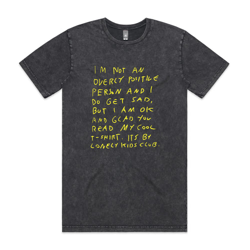 Thanks For Reading My Tee by Lonely Kids Club. All clothing from our T-shirts to our shorts and hoodies are ethically made, and printed packed and shipped from Sydney.