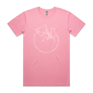 The Cat Tee by Lonely Kids Club. All clothing from our T-shirts to our shorts and hoodies are ethically made, and printed packed and shipped from Sydney.