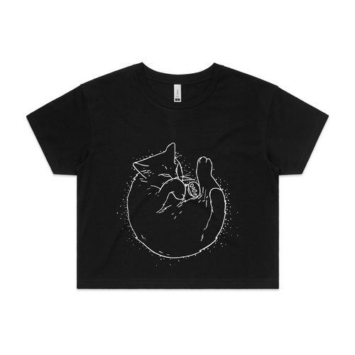 The Cat Tee by Lonely Kids Club. All clothing from our T-shirts to our shorts and hoodies are ethically made, and printed packed and shipped from Sydney.