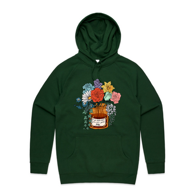 The Eras Bouquet Hoodie by Lonely Kids Club. All clothing from our T-shirts to our shorts and hoodies are ethically made, and printed packed and shipped from Sydney.