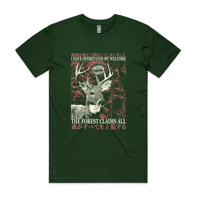 The Forest Claims All Tee by Lonely Kids Club. All clothing from our T-shirts to our shorts and hoodies are ethically made, and printed packed and shipped from Sydney.