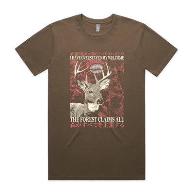 The Forest Claims All Tee by Lonely Kids Club. All clothing from our T-shirts to our shorts and hoodies are ethically made, and printed packed and shipped from Sydney.