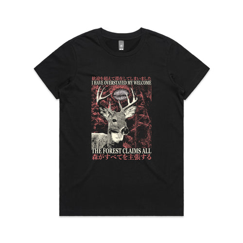 The Forest Claims All Tee by Lonely Kids Club. All clothing from our T-shirts to our shorts and hoodies are ethically made, and printed packed and shipped from Sydney.