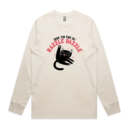The Ol' Razzle Dazzle Tee by Lonely Kids Club. All clothing from our T-shirts to our shorts and hoodies are ethically made, and printed packed and shipped from Sydney.