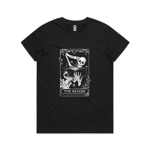 The Reader Tee by Lonely Kids Club. All clothing from our T-shirts to our shorts and hoodies are ethically made, and printed packed and shipped from Sydney.