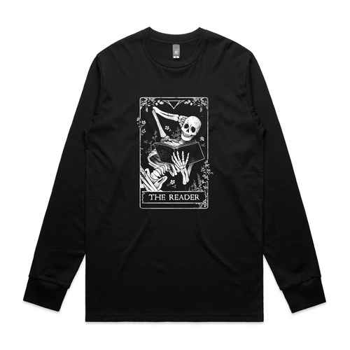 The Reader Tee by Lonely Kids Club. All clothing from our T-shirts to our shorts and hoodies are ethically made, and printed packed and shipped from Sydney.