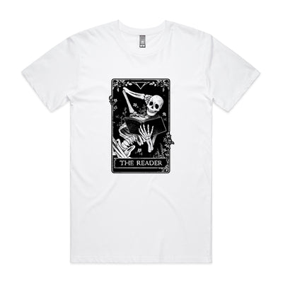 The Reader Tee by Lonely Kids Club. All clothing from our T-shirts to our shorts and hoodies are ethically made, and printed packed and shipped from Sydney.