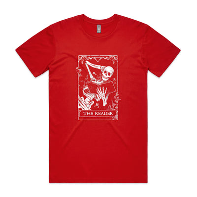 The Reader Tee by Lonely Kids Club. All clothing from our T-shirts to our shorts and hoodies are ethically made, and printed packed and shipped from Sydney.