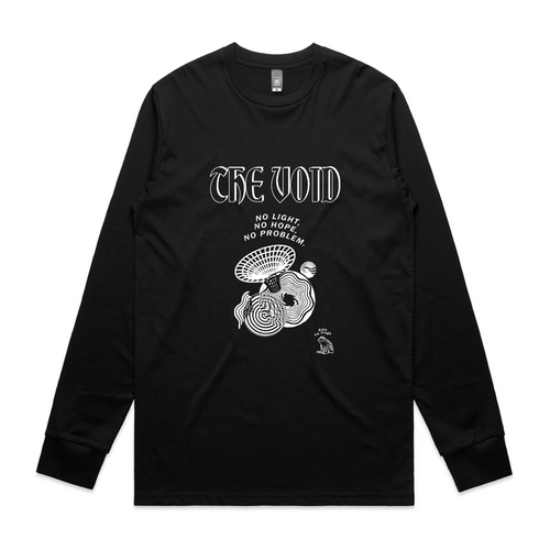 The Void Tee by Lonely Kids Club. All clothing from our T-shirts to our shorts and hoodies are ethically made, and printed packed and shipped from Sydney.