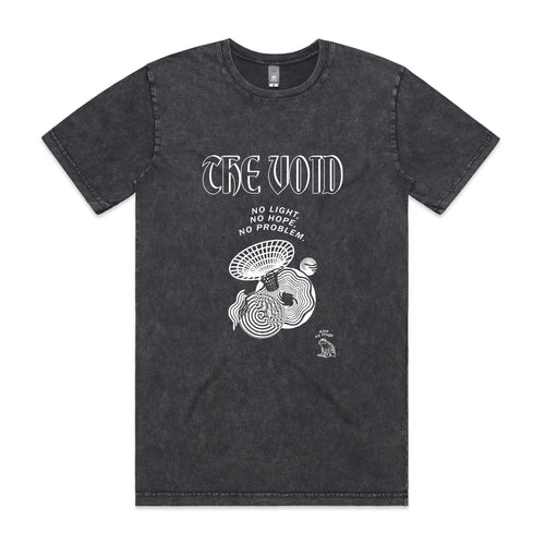 The Void Tee by Lonely Kids Club. All clothing from our T-shirts to our shorts and hoodies are ethically made, and printed packed and shipped from Sydney.