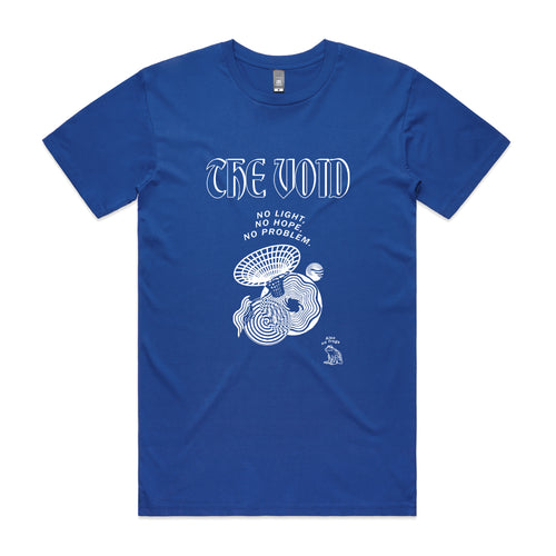 The Void Tee by Lonely Kids Club. All clothing from our T-shirts to our shorts and hoodies are ethically made, and printed packed and shipped from Sydney.