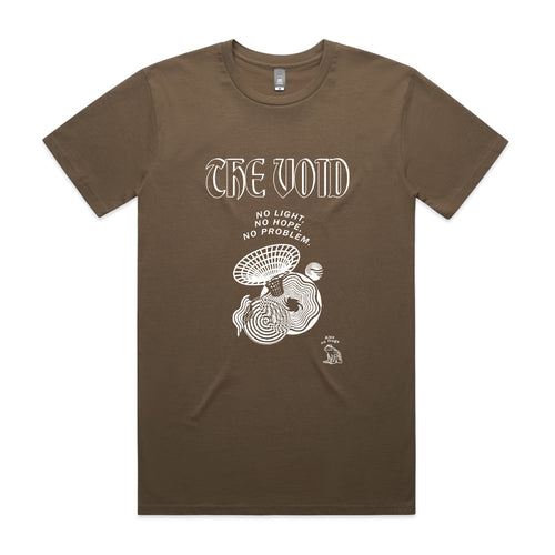 The Void Tee by Lonely Kids Club. All clothing from our T-shirts to our shorts and hoodies are ethically made, and printed packed and shipped from Sydney.