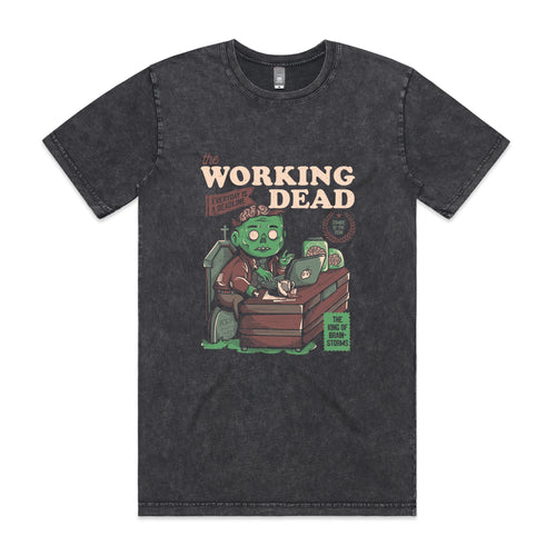 The Working Dead Tee by Lonely Kids Club. All clothing from our T-shirts to our shorts and hoodies are ethically made, and printed packed and shipped from Sydney.