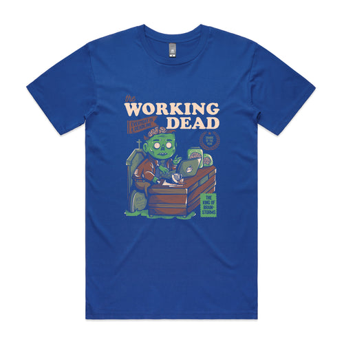 The Working Dead Tee by Lonely Kids Club. All clothing from our T-shirts to our shorts and hoodies are ethically made, and printed packed and shipped from Sydney.
