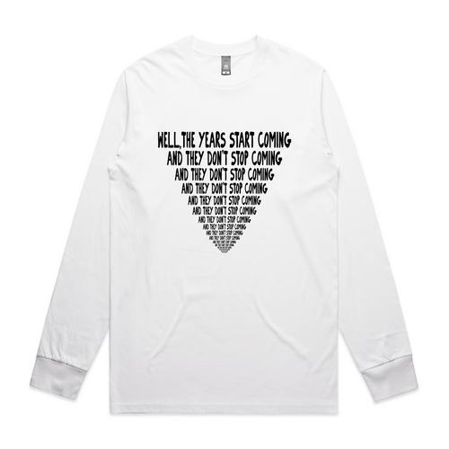 They Don't Stop Coming Tee by Lonely Kids Club. All clothing from our T-shirts to our shorts and hoodies are ethically made, and printed packed and shipped from Sydney.