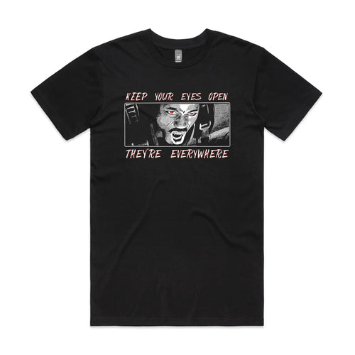 They're Everywhere Tee by Lonely Kids Club. All clothing from our T-shirts to our shorts and hoodies are ethically made, and printed packed and shipped from Sydney.