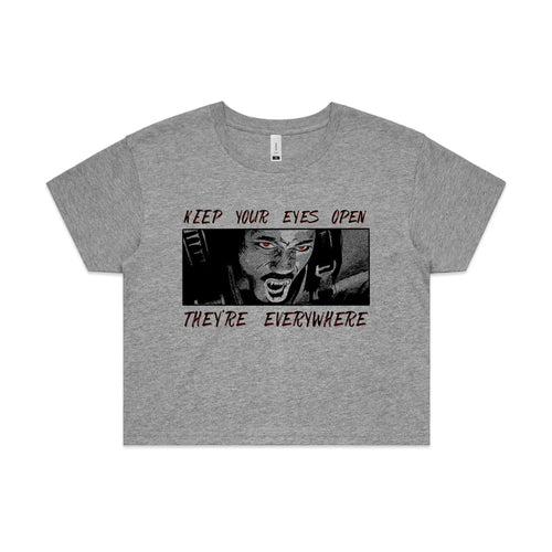 They're Everywhere Tee by Lonely Kids Club. All clothing from our T-shirts to our shorts and hoodies are ethically made, and printed packed and shipped from Sydney.