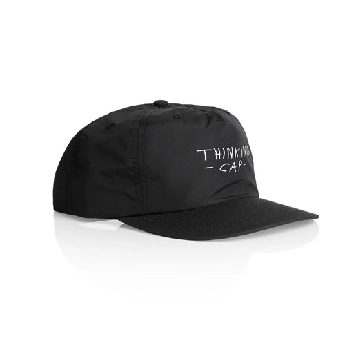 Thinking Cap by Lonely Kids Club. All clothing from our T-shirts to our shorts and hoodies are ethically made, and printed packed and shipped from Sydney.