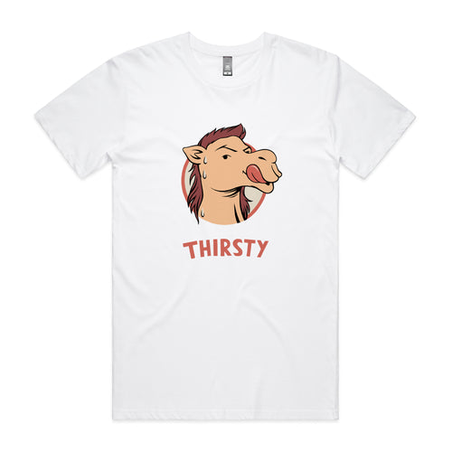 Thirsty Tee by Lonely Kids Club. All clothing from our T-shirts to our shorts and hoodies are ethically made, and printed packed and shipped from Sydney.